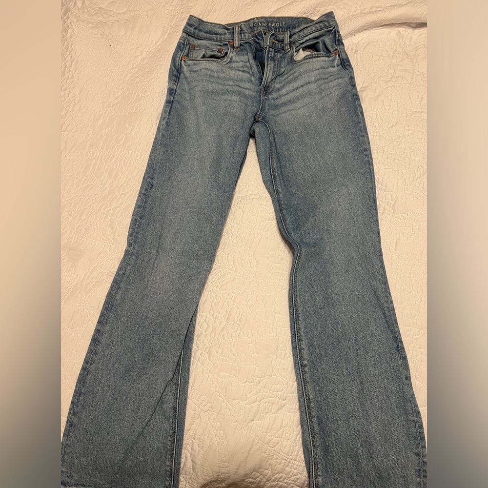 american eagle straight jeans